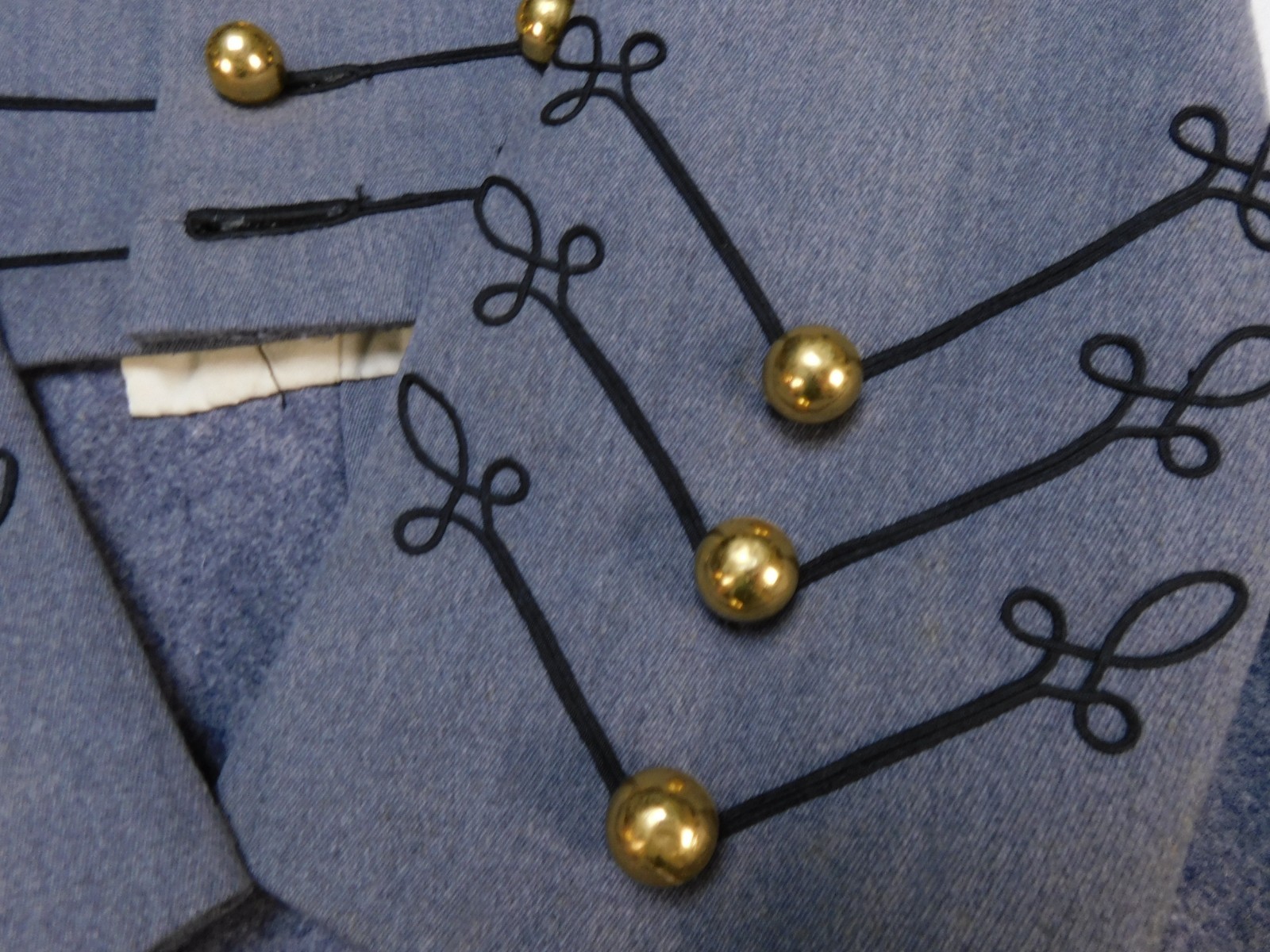 US Military West Point Cadet Dress Jacket 39 Parade Blue Tail Coat Wool Uniform