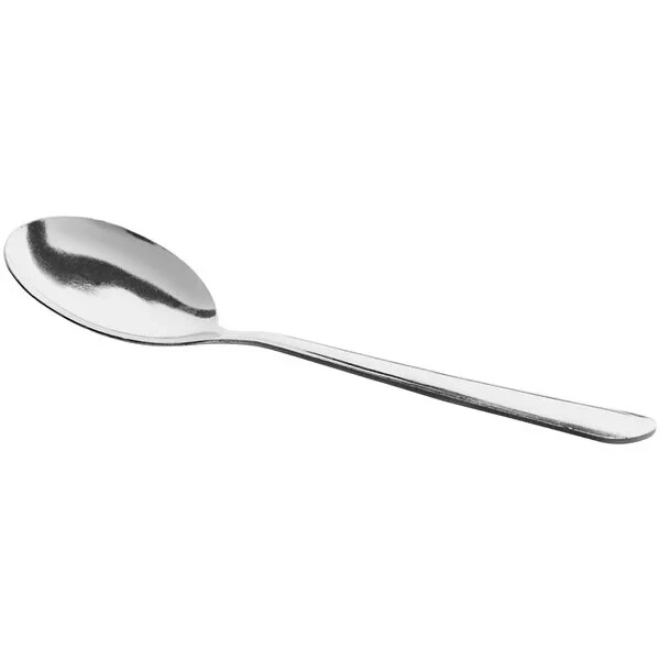 6- Pack Soup Spoons Round Stainless Steel Bouillon Spoon