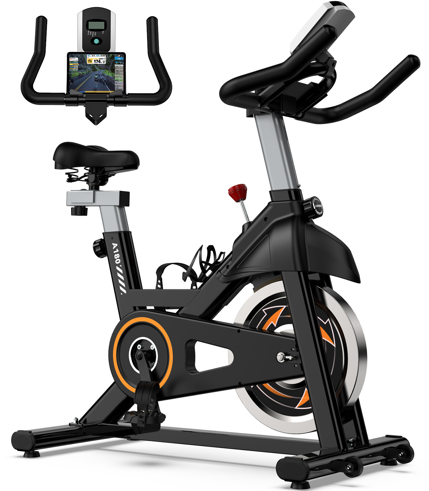 Home Exercise Bike Fitness Indoor Cycling Stationary Bicycle Cardio Workout Bike