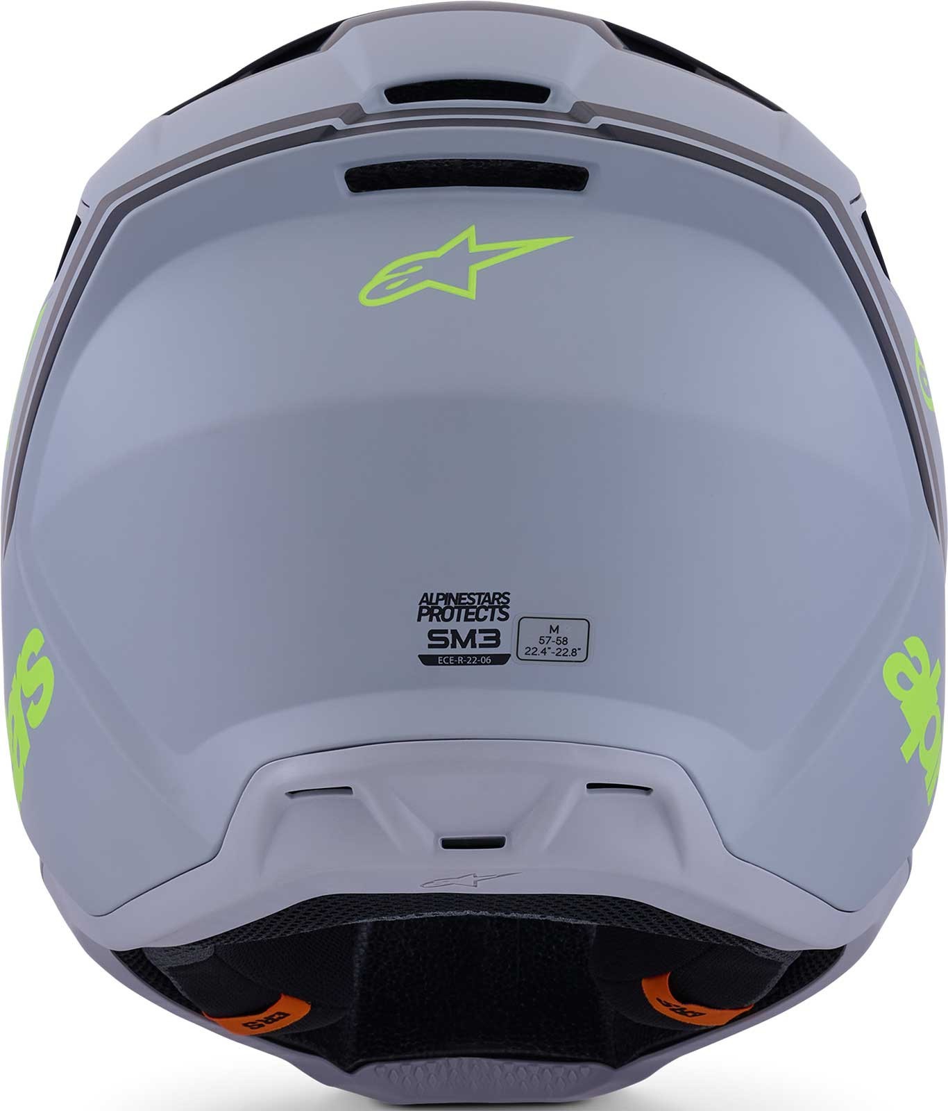 NEW Alpinestars SM3 RADIUM Dirt Bike MX Motocross Helmet Matte Gray All Sizes