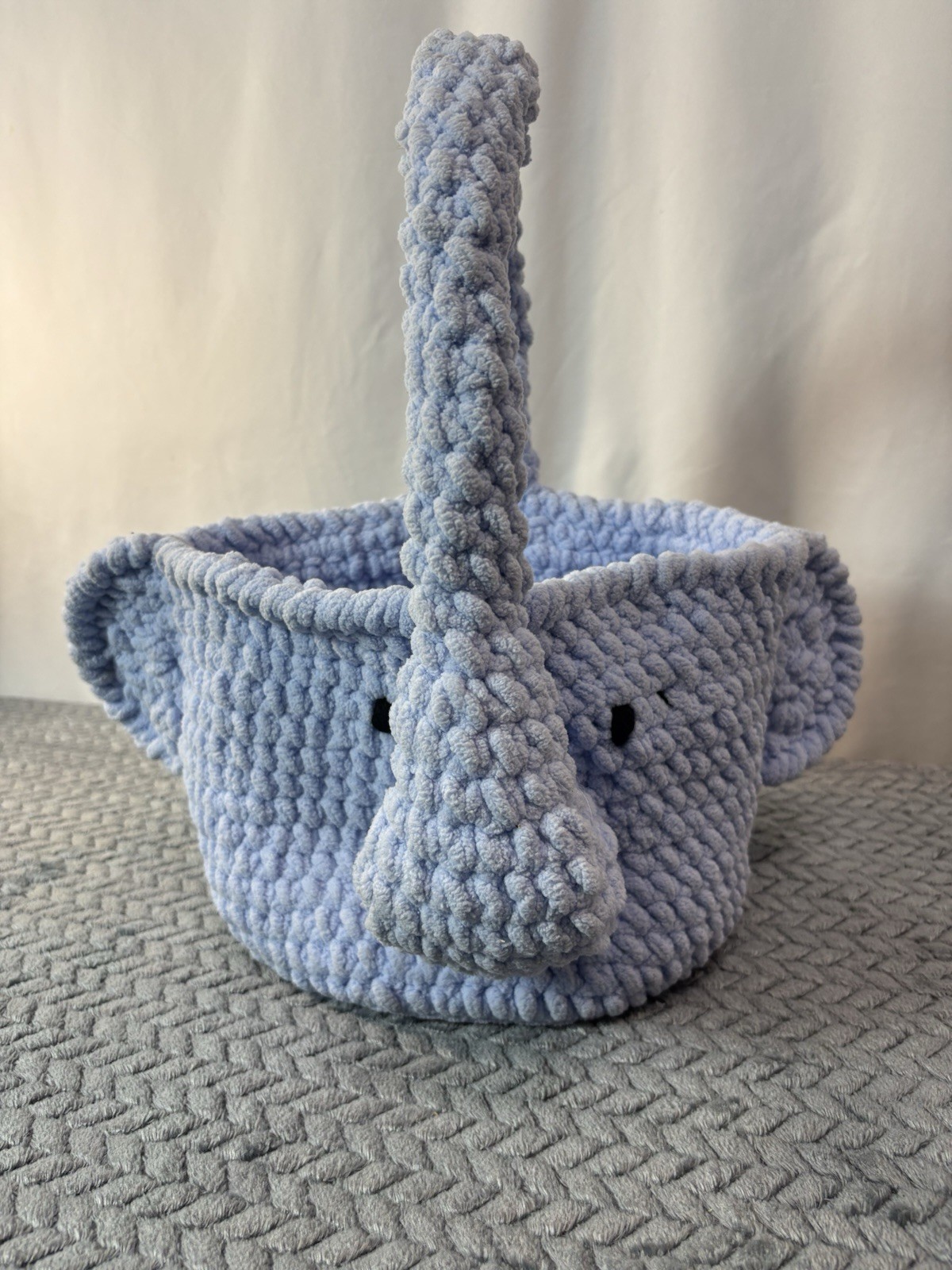 Baby Boy Newborn Gift Handmade Crochet Basket 23pc Set Bibs Socks Swaddles