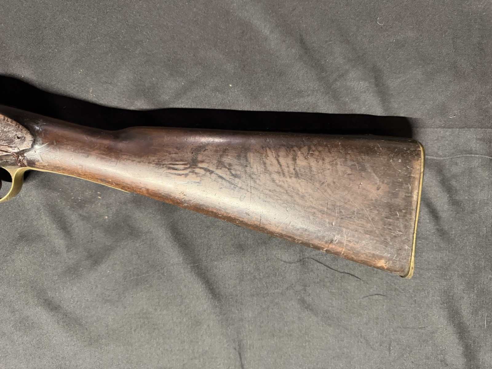Civil War Era British P-1853 Enfield Damaged Sporterized Stock!