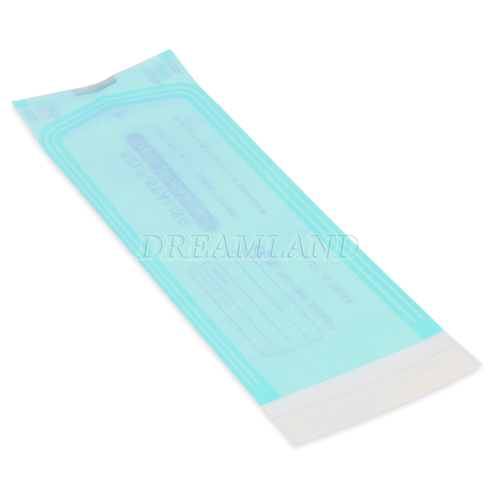 200PCS Self Seal Pouch Sterilization Bag Pouches Dental Medical 3.5" x 10"