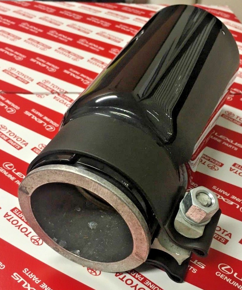 2005-2023 TOYOTA TACOMA BLACK CHROME EXHAUST TIP GENUINE OEM PT932-35180-02