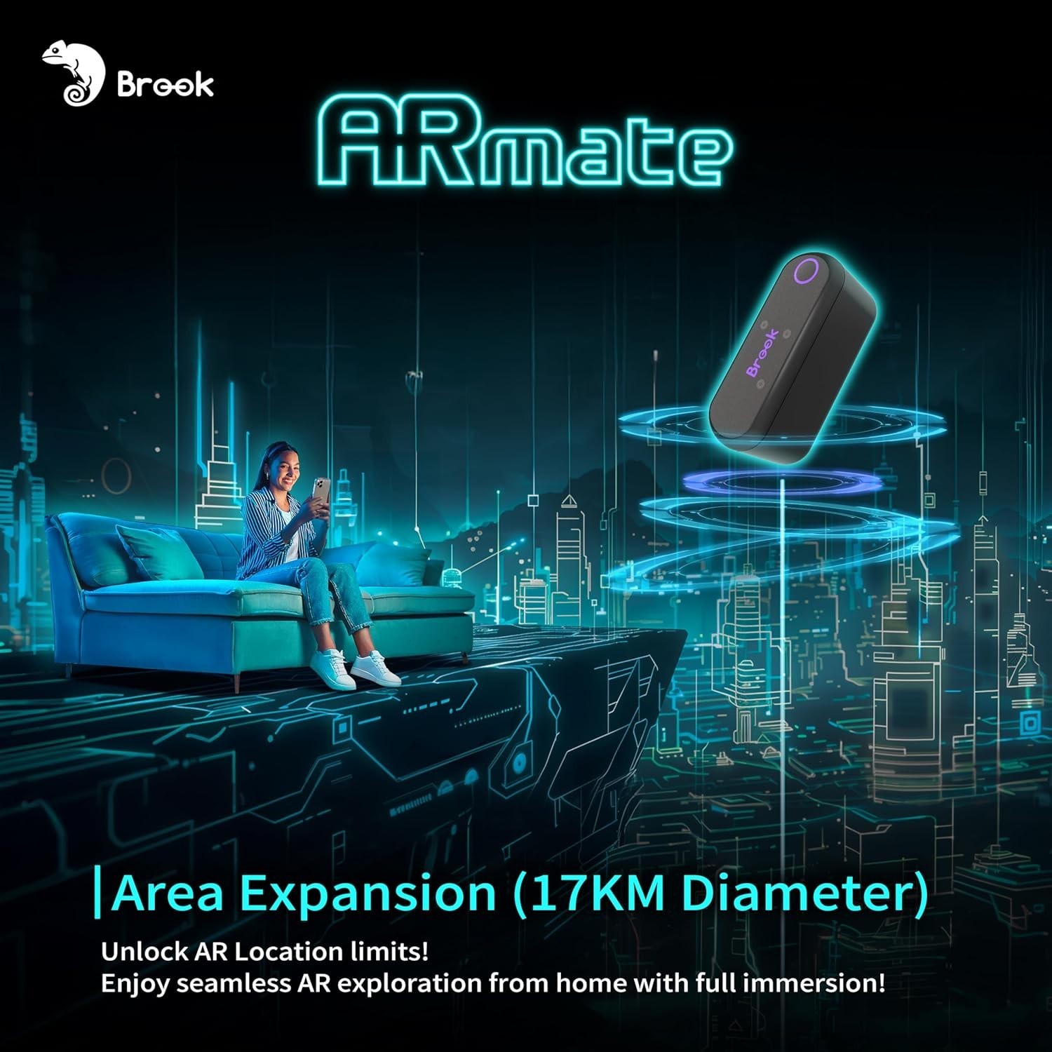 Brook Gaming AR Mate: Portable AR Device for Pokemon GO, Monster Hunter, Pikmin