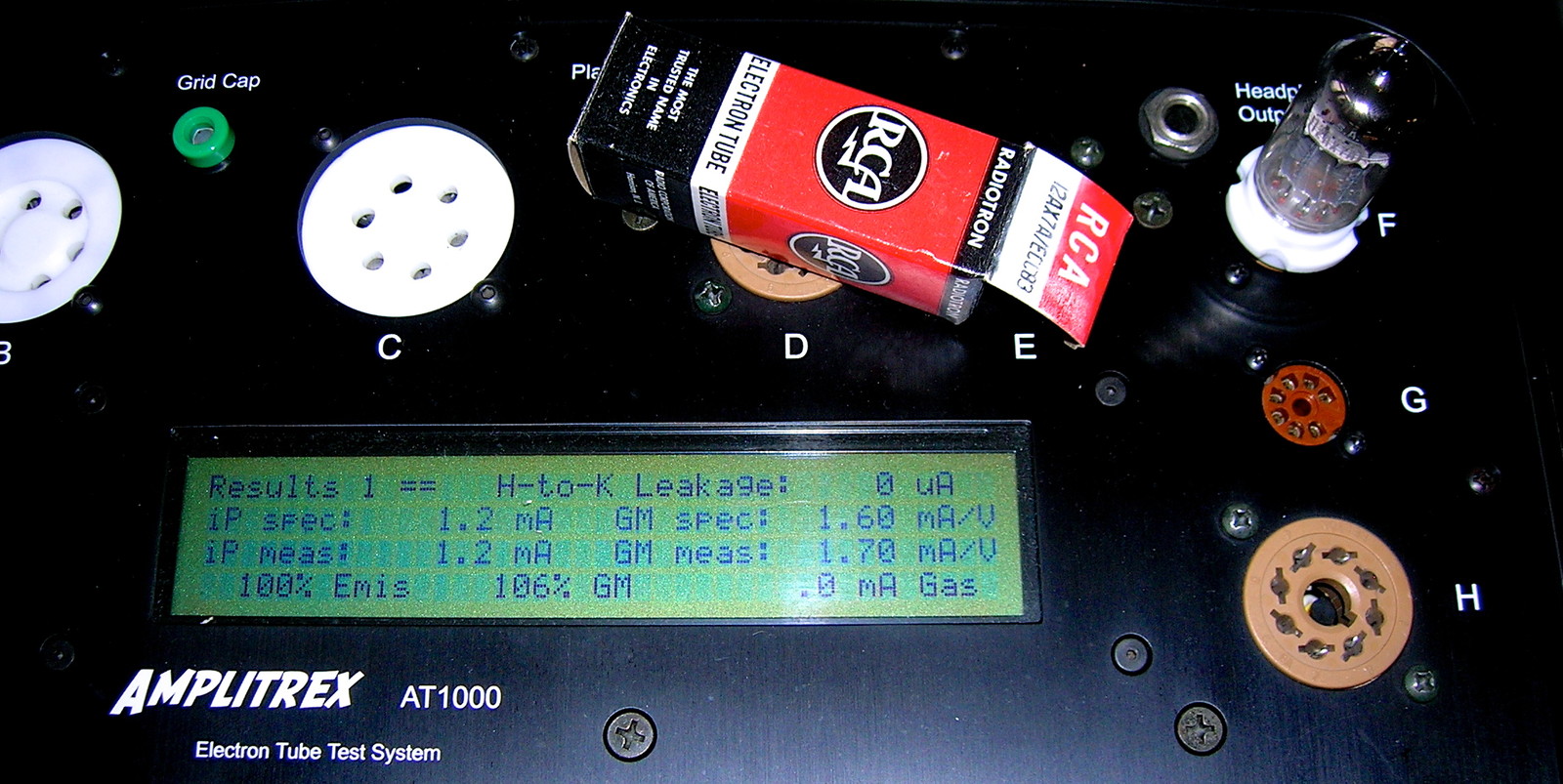 NOS RCA 12AX7A ECC83 12AX7 USA TUBE CREAM OF THE CROP HIGHEST EMISSIONS!