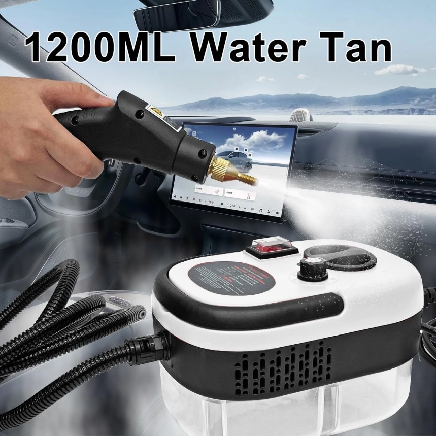 2500W Handheld High Temp Steam Cleaner High Pressure Cleaning Machine Home ##