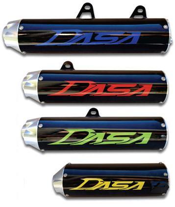 Dasa Exhaust Complete System Black Classic Edition Yamaha YFZ450R YFZ450X