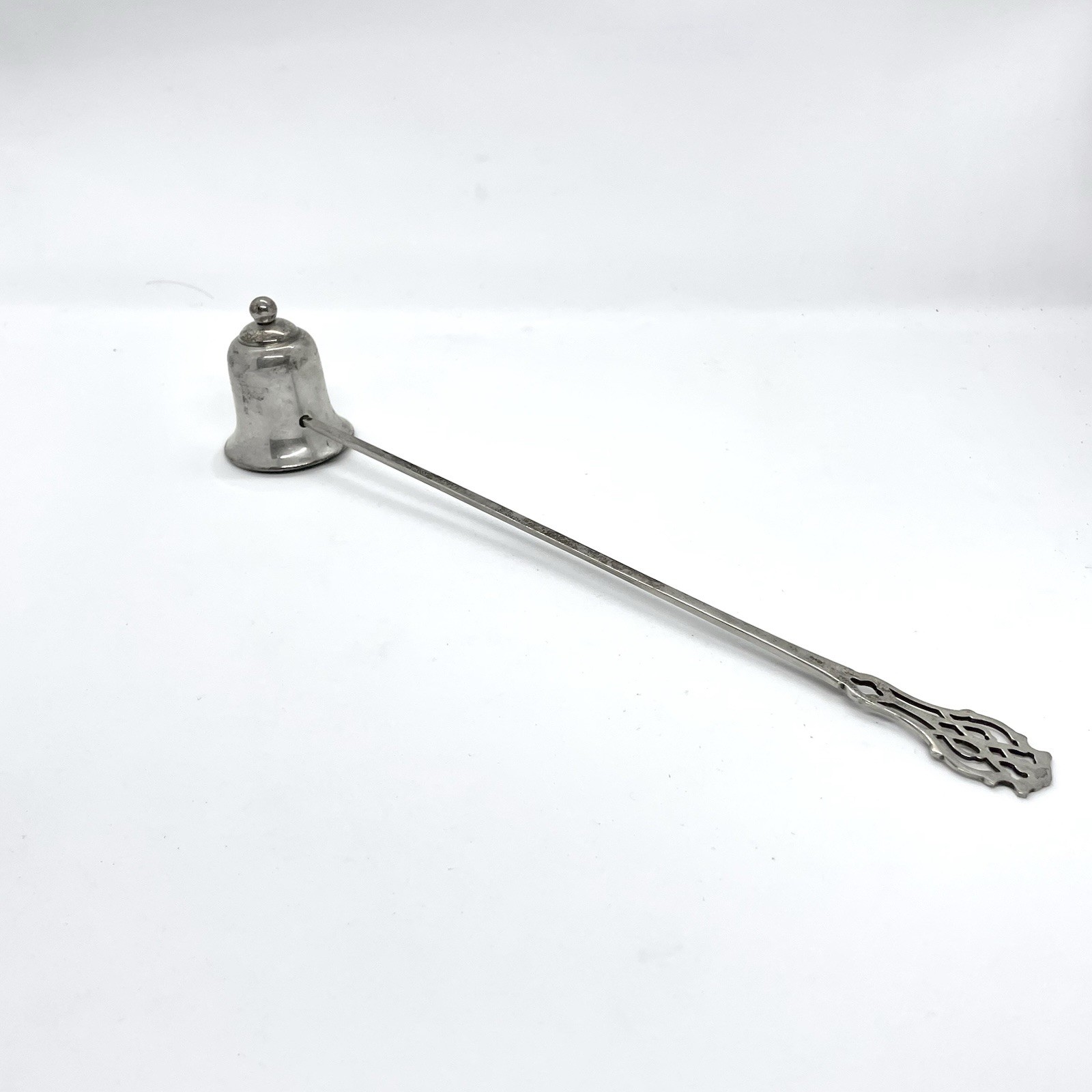 Vintage Chippendale Lunt Sterling Silver Hooded Bell Candle Snuffer Unused 9”