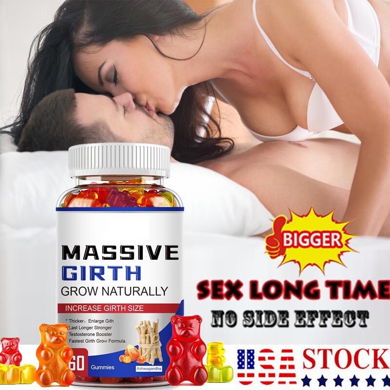 Male Enhancement Gummies Booster & Thicker Last Longer Stronger Bigger 60 Gummy