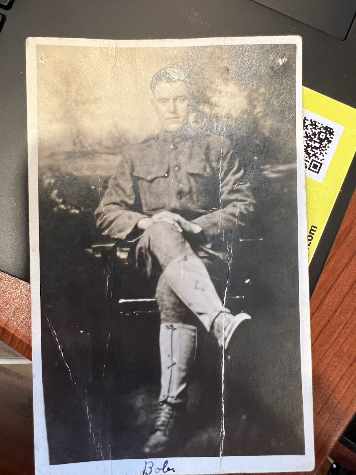 WWI Archive – Uniform, Sweetheart pillowcase, Letters, promotion papers, photos