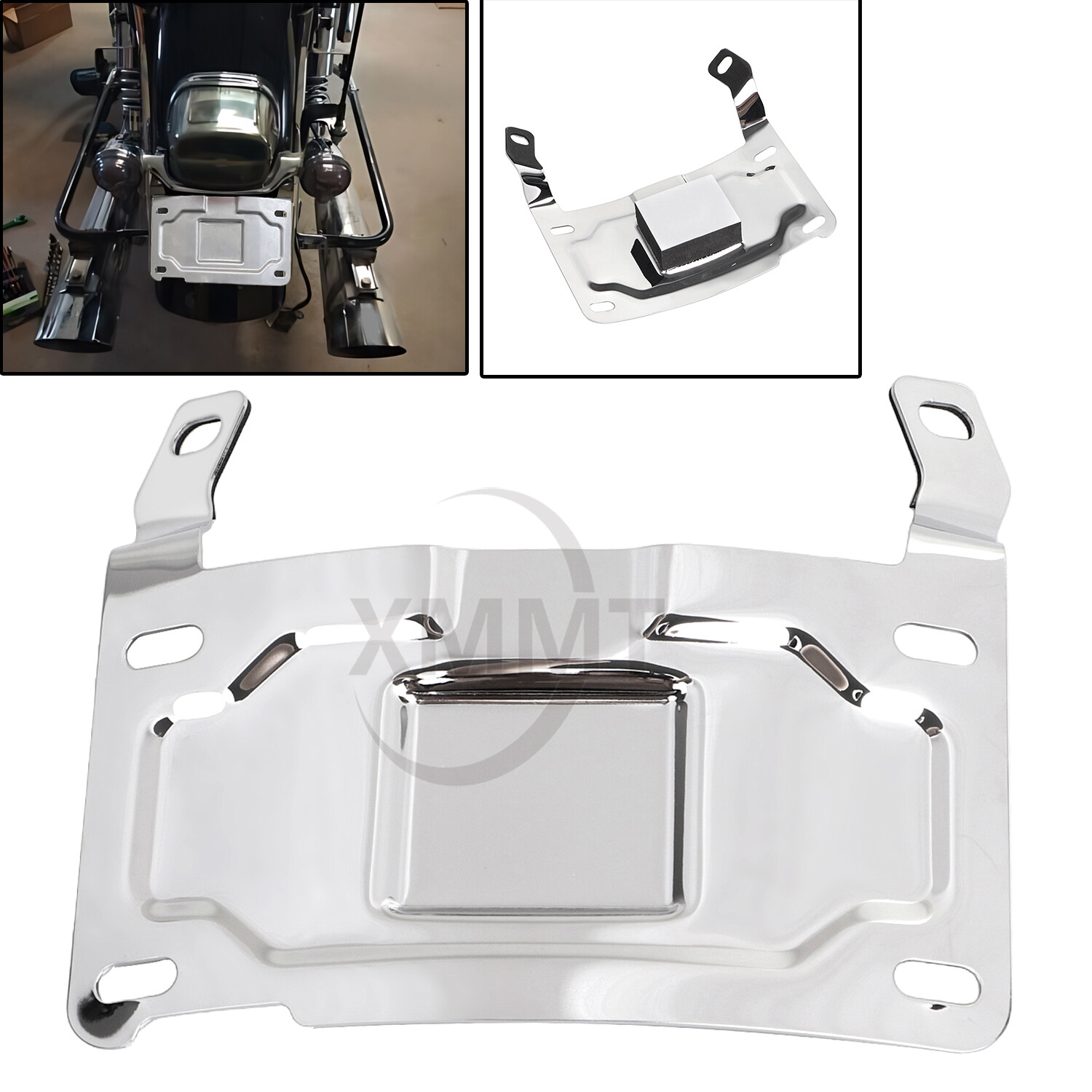 US Rear License Plate Relocation Bracket For Harley Electra Glide Ultra Classic