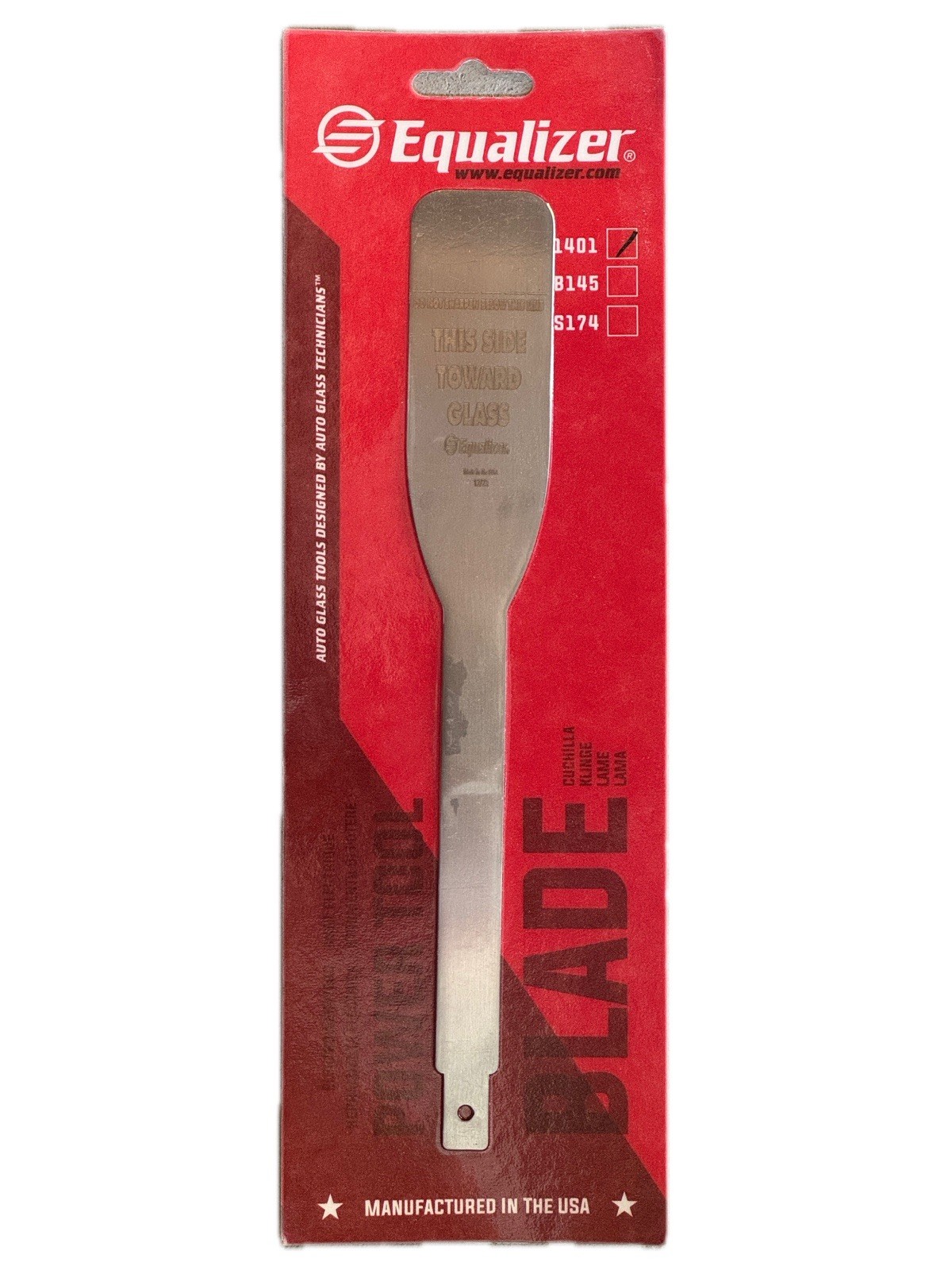 Equalizer Express Blade for Windshield cutting Urethane 1.5 in x 10 in BFE1401