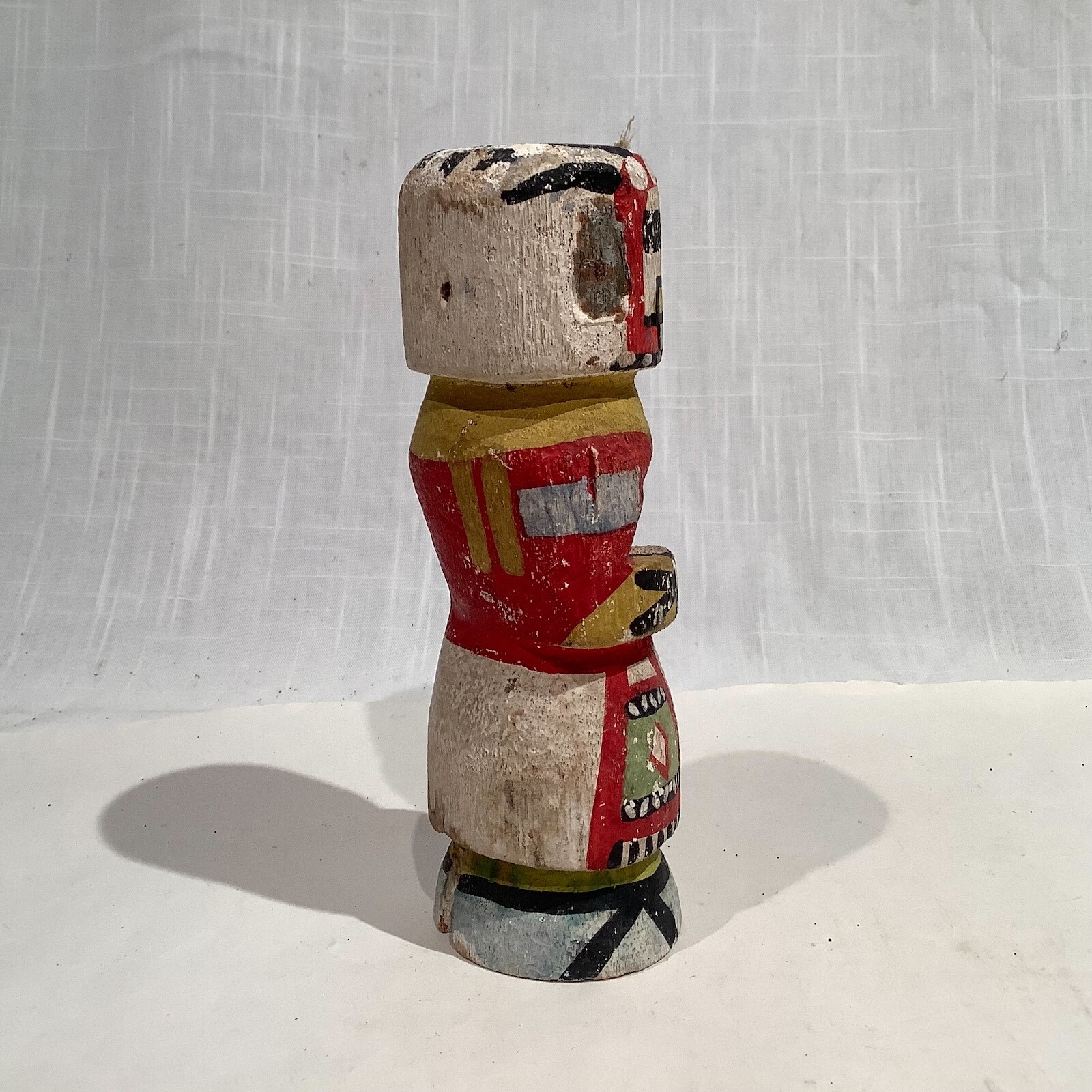 ORIGINAL 1930's-1940's HOPI COTTONWOOD KATSINA DOLL, 5.5", PROB. BY OTTO PENTEWA