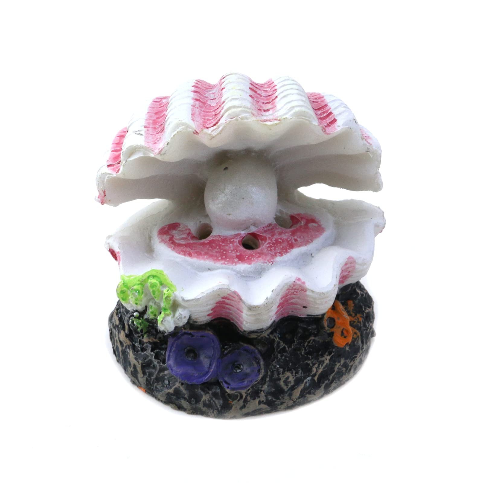 Aquarium Volcano with Air Stone Bubbler Volcano Ornament Fish Tank Bubble Mak...