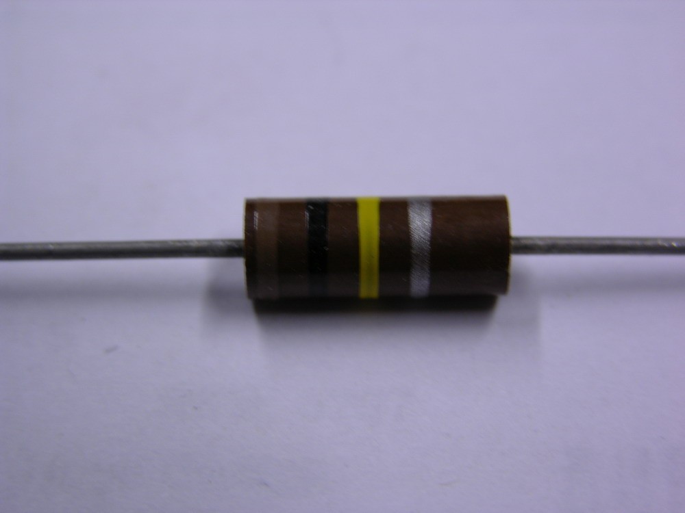 10 Vintage Allen Bradley RC32GF104K 100K 1W 10% Carbon Comp Resistors