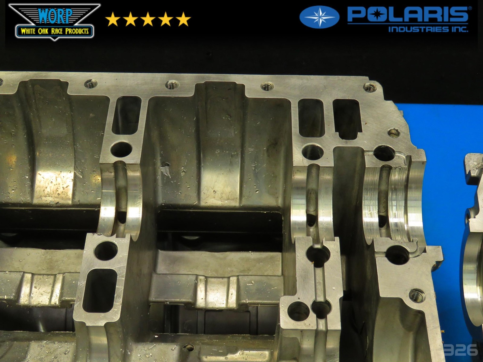 2011 POLARIS RZR XP 900 MATCHED CRANKCASE CRANK CASE SET BOTTOM END