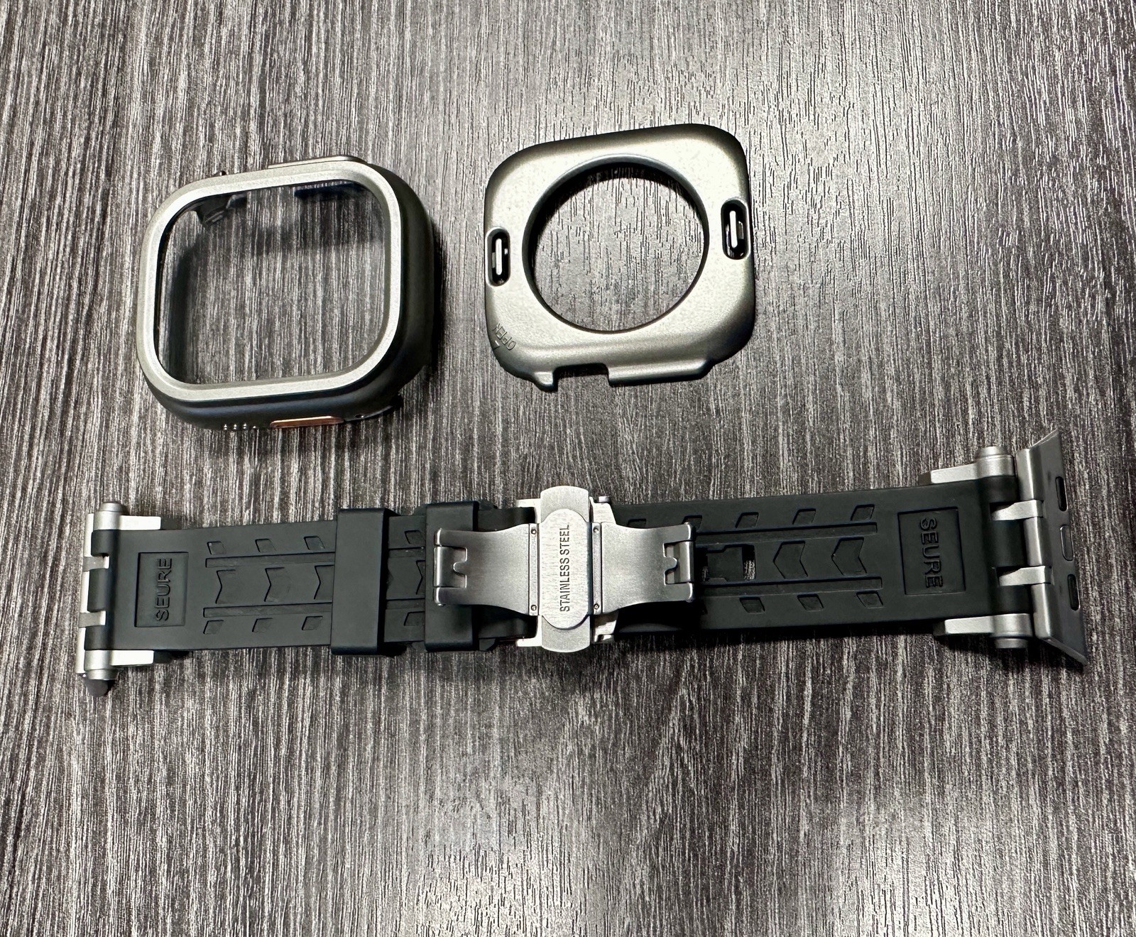 Titanium Sentinel Ultra Elite Mod Kit Apple Watch Ultra 49mm Case + B.Fly Clasp