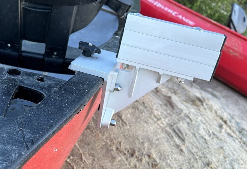 Side Saddle Canoe Motor Mount for Trolling Motor on Old Town and similar