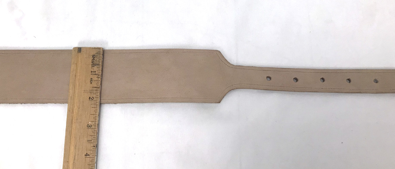 Natural Leather Cartridge Box Sling - Reenactment