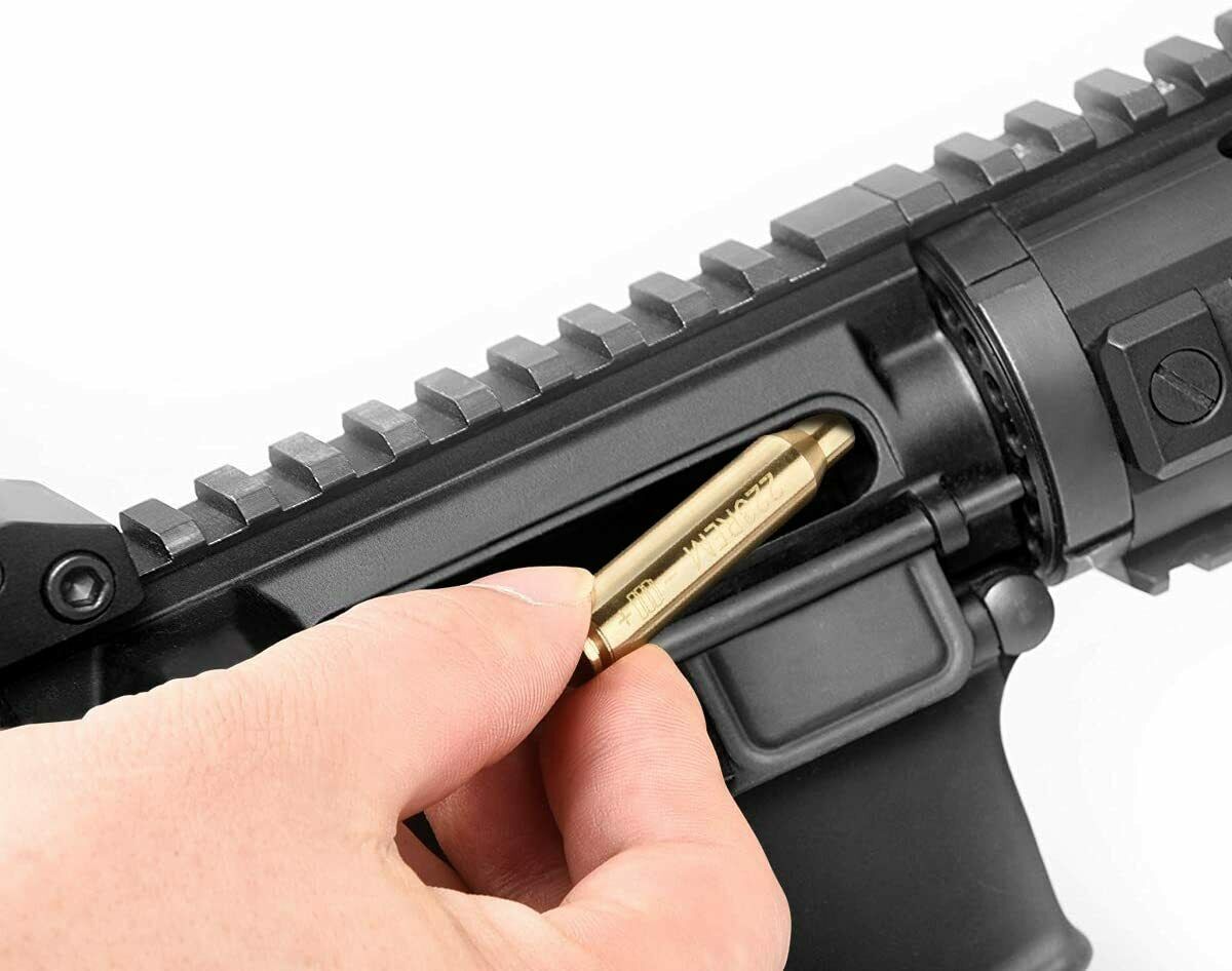 Laser Bore Sight Sighter BoreSighter Red Dot Laser Cartridge Battery Included US