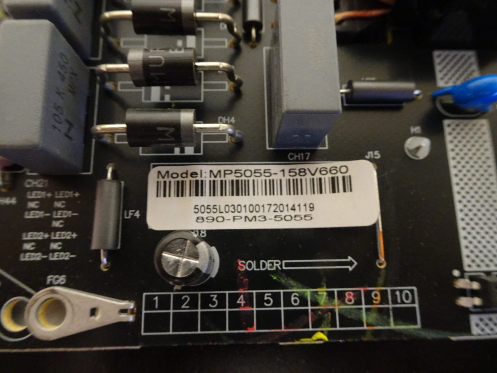 Element EL4KAMZ5517T EL4KAMZ5017T Power Supply (890-PM3-5055) MP5055-158V660