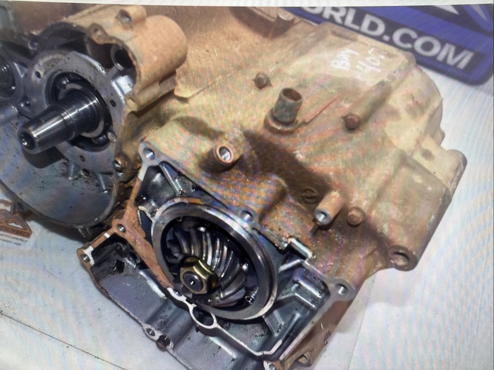 E3-1 LOWER ENGINE MOTOR CRANK 98 KAWASAKI BAYOU KLF 400 2x4 FREE US SHIP