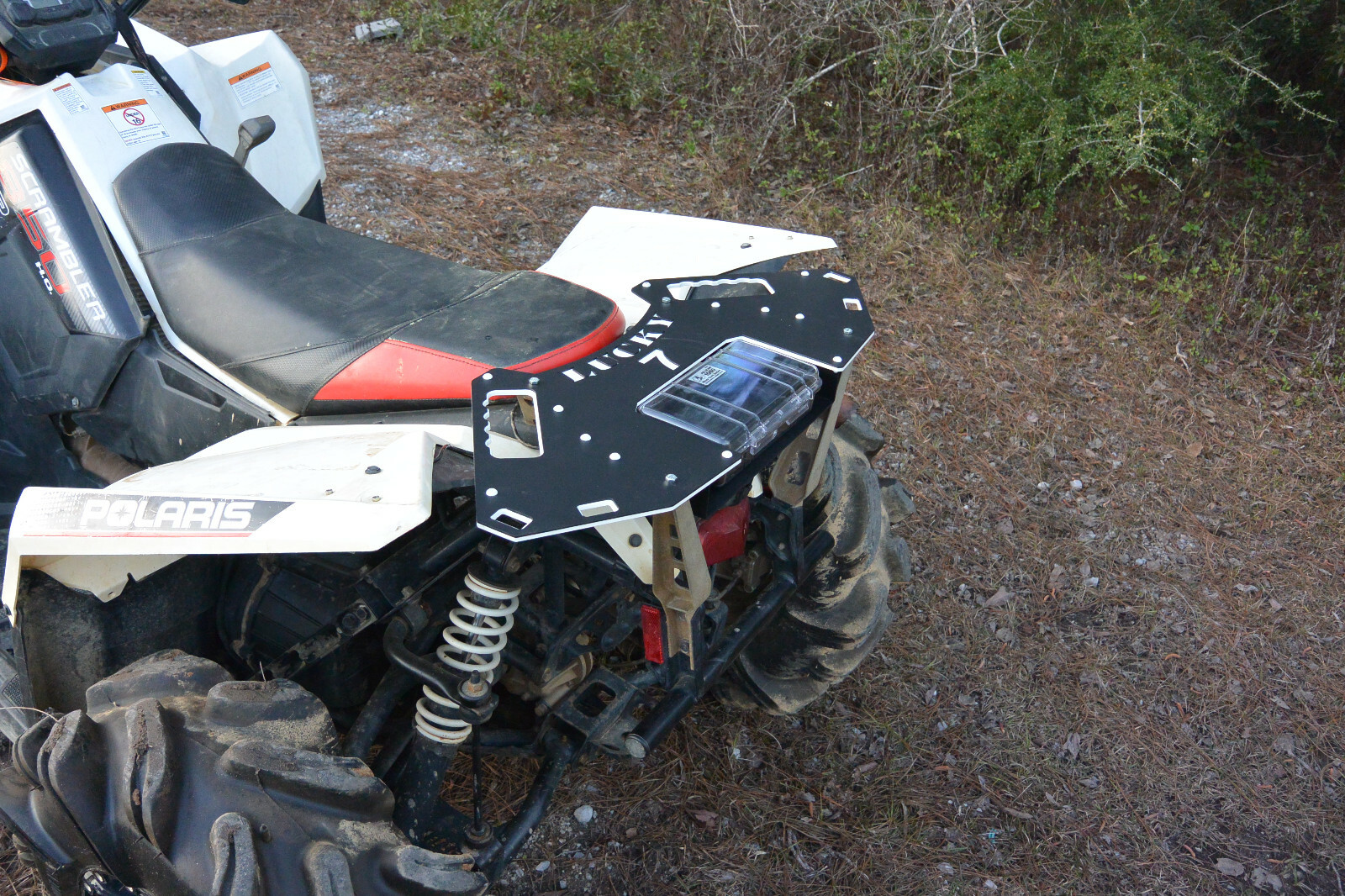 2013-2023 Polaris Scrambler 850 1000 Rear Rack w/ Storage Case