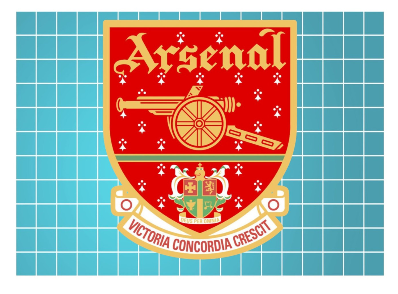 Arsenal F.C. Logo All Weather Vinyl Sticker/Decal Multiple Sizes