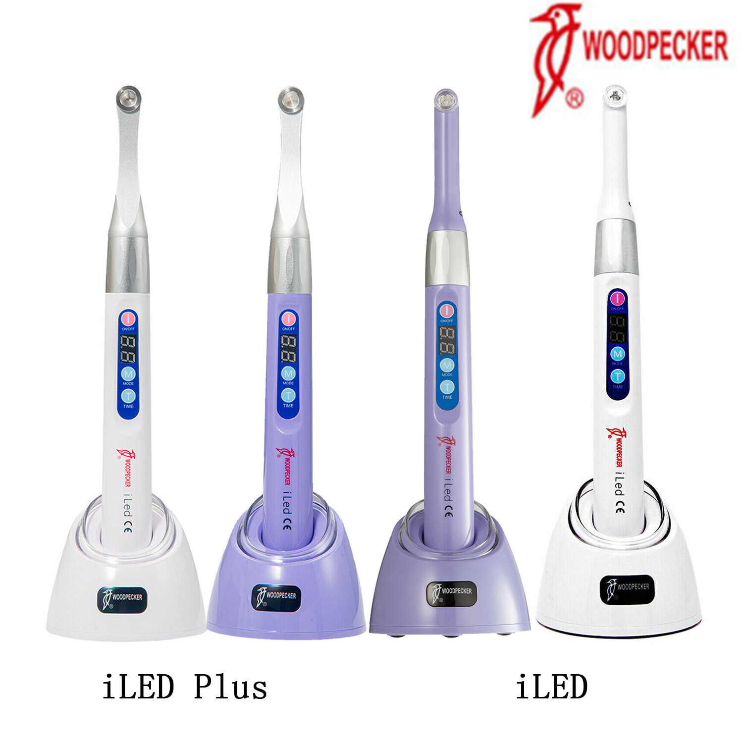 100% Woodpecker Dental i LED Plus Curing Light Lamp 1 Second Curing 2500mw