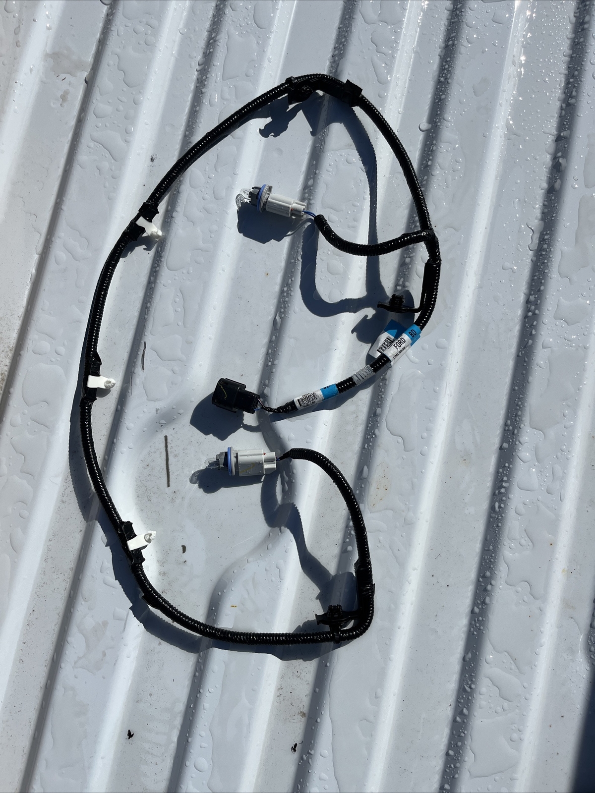 2017-2022 Ford OEM F250 F350 Rear Bumper License Plate Tag Light Wiring Harness