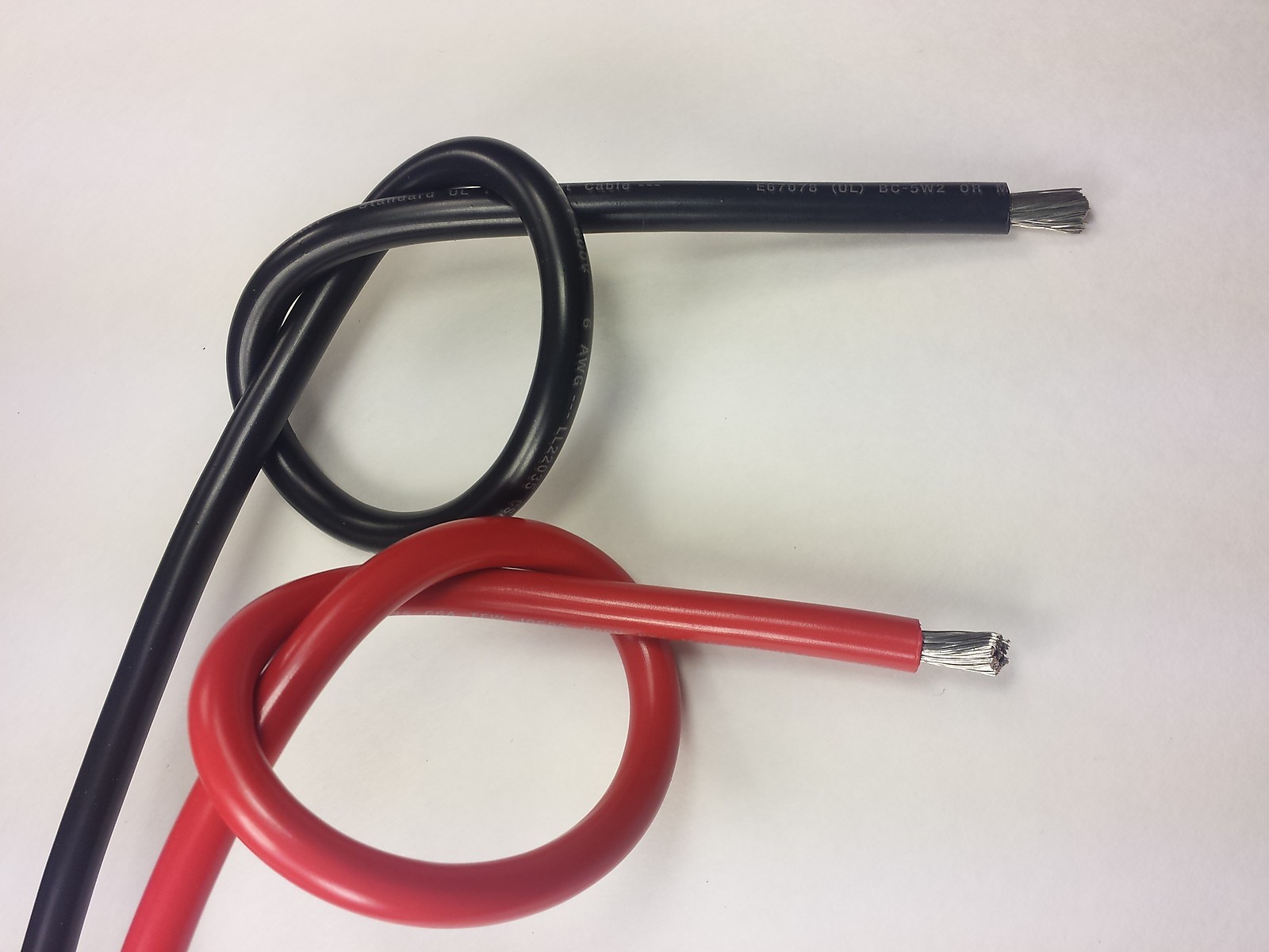 6 AWG Gauge Battery Cable, Marine Grade Wire Tinned Copper Auto, Boat, Solar