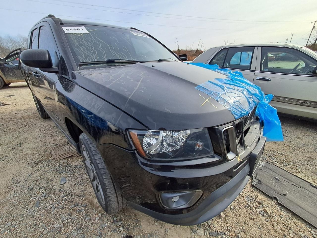 2017 Compass Driver Side Curtain Roof Airbag Used OEM 95000 Miles 253-03327L