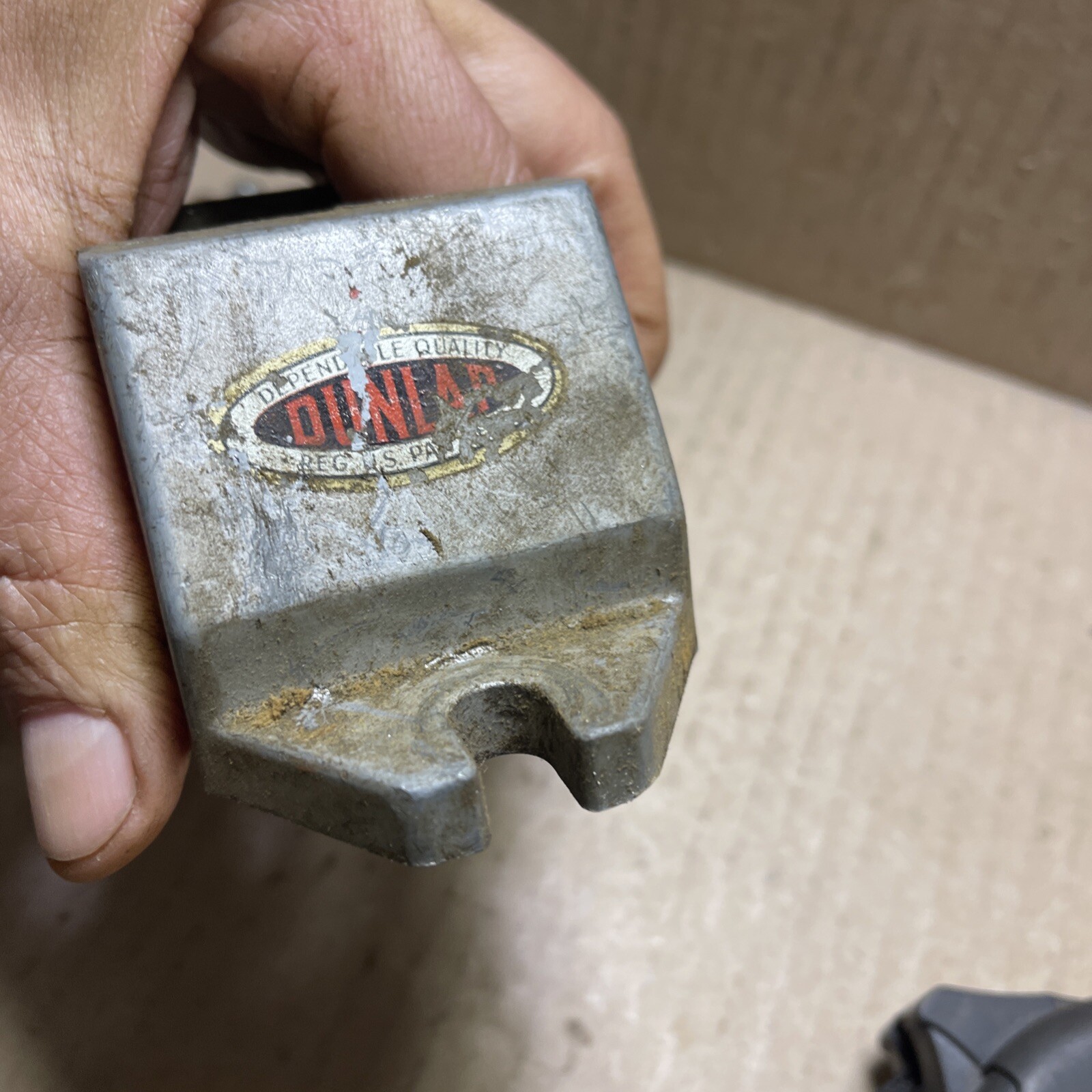 Vintage SEARS DUNLAP 2-3/8" Jaws Length aluminum drill press vise Working Great