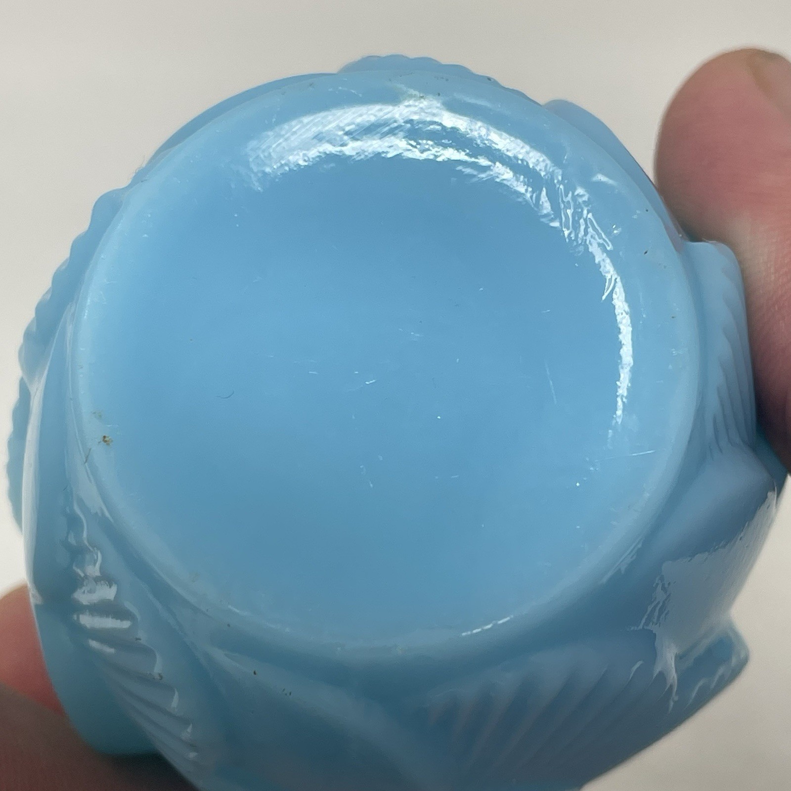 Dithridge and Sons Company Sunset Salt/ Pepper Shaker Antique Blue Opaque