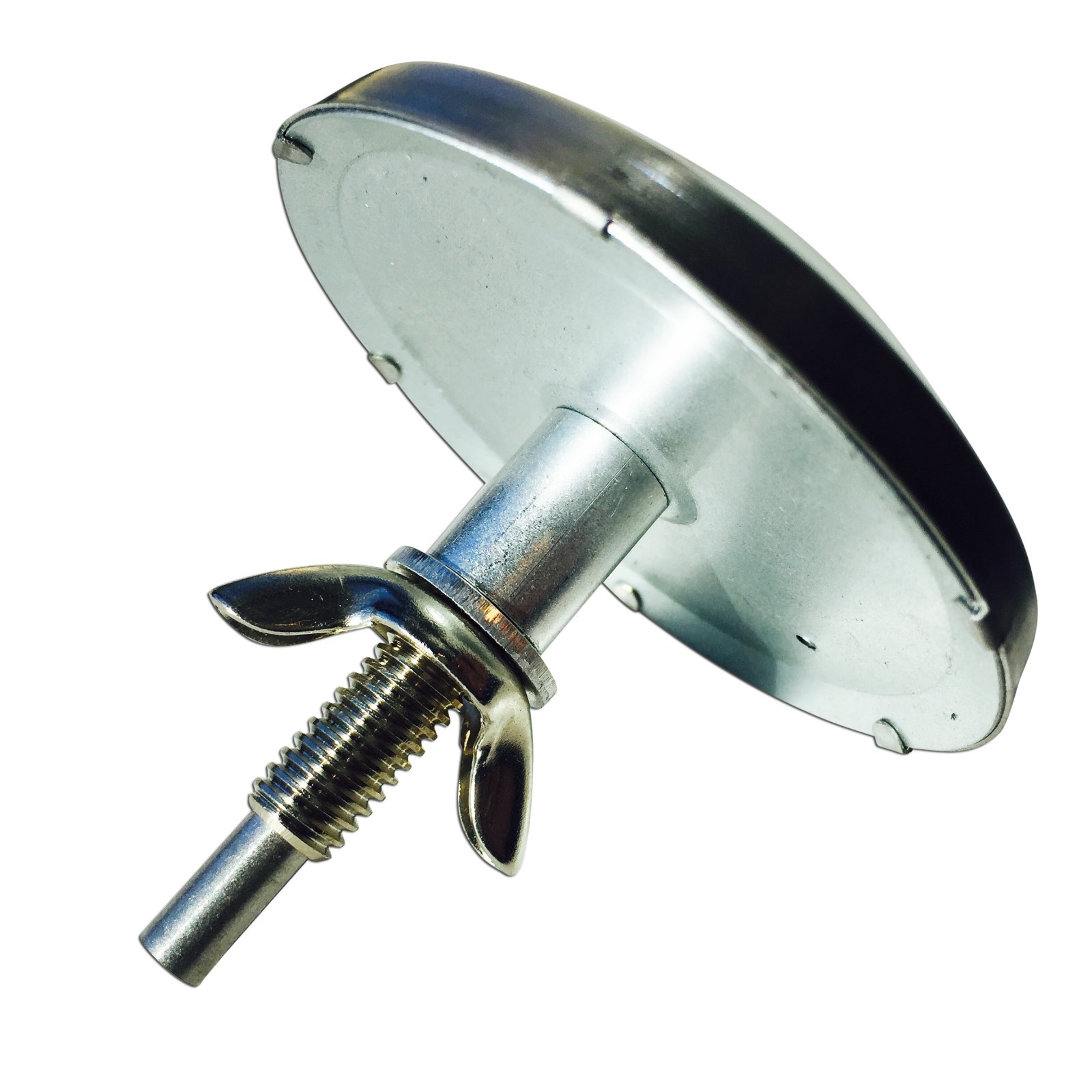 Replacement Flush Mount BBQ Smoker thermometer gas charcoal pit black wsm kettle