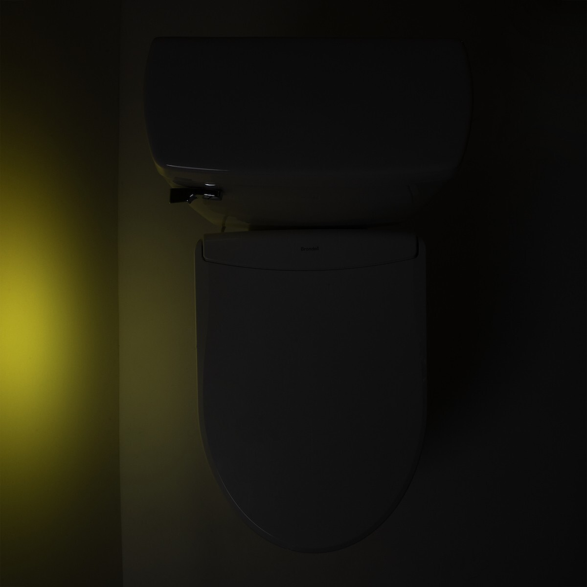 Brondell Thinline CL2200 Luxury Bidet Toilet Seat Remote ROUND White OB