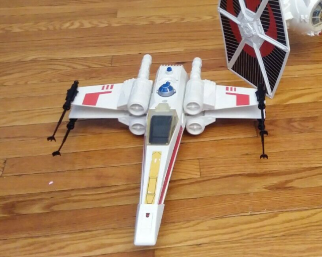 Vintage Star Wars X-Wing Replacement Toy Sticker - Peel & Stick - No Need To Cut