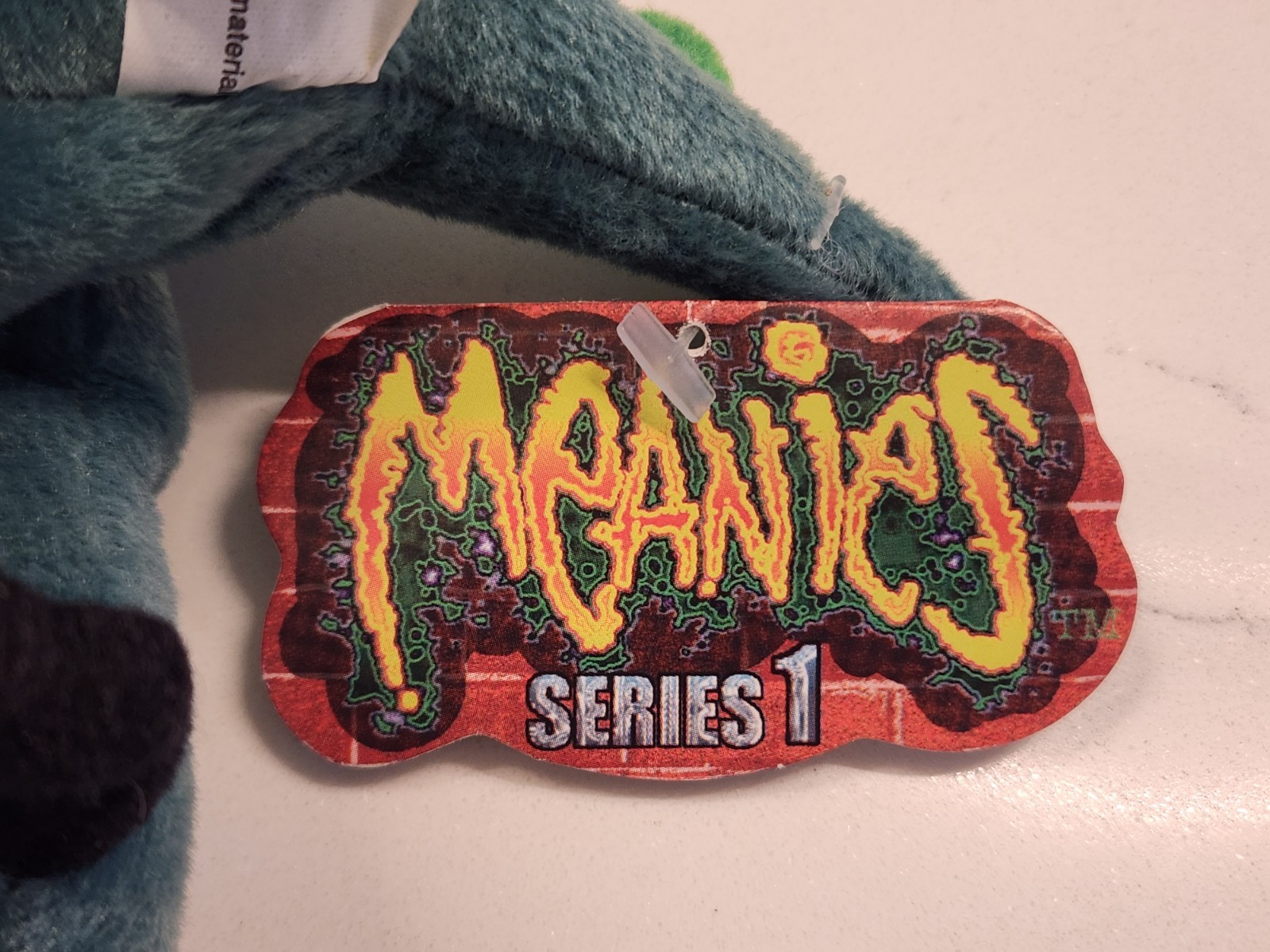 Boris the Mucousaurus Meanies Series 1 7" Plush 1997 Idea Factory Godzilla Spoof