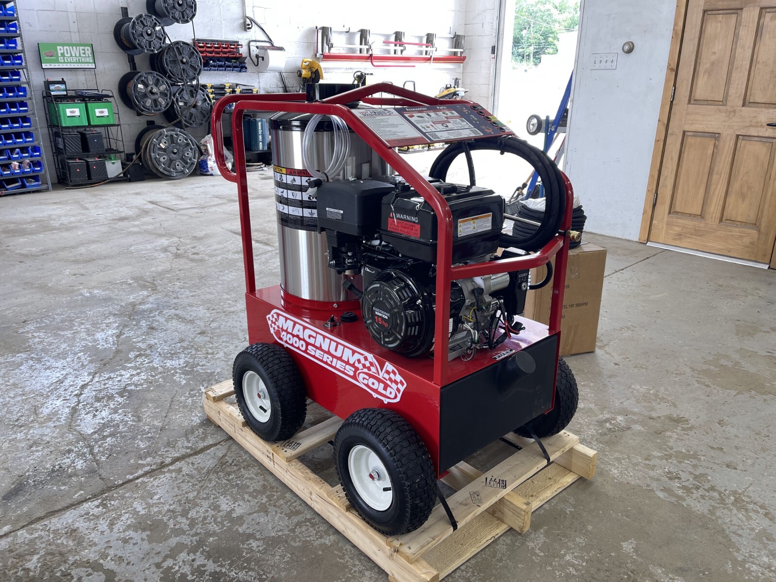 NEW - 2024 Easy-Kleen Magnum 4000 Series Hot Water Pressure Washer Diesel Burner