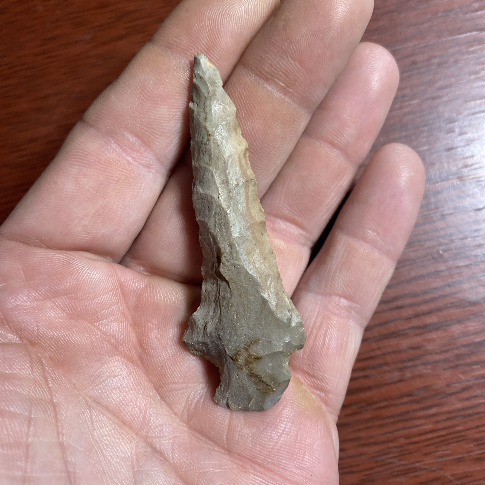 MLC s8239 2 3/4” Drill Arrowhead Wisconsin Artifact