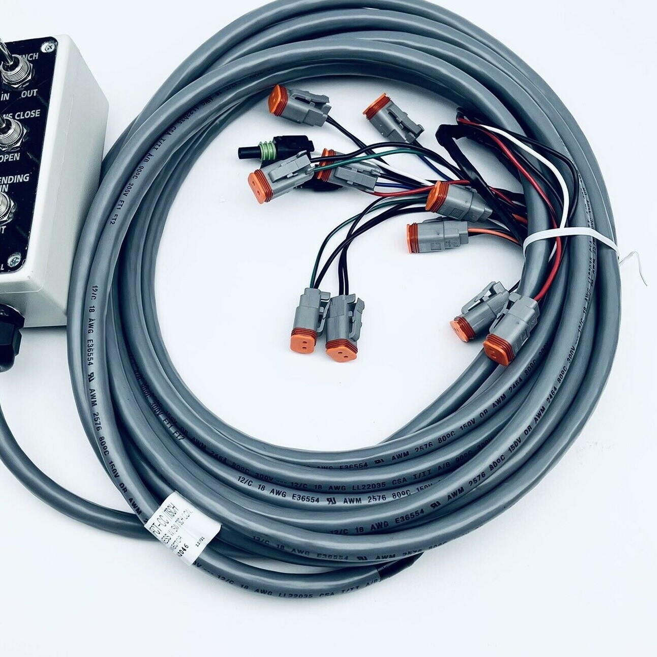 WHEEL LIFT CONTROL CORD DYNAMIC 6POSITION CONTROL HARNESS W/DEUTSCH & SPIDE CONN