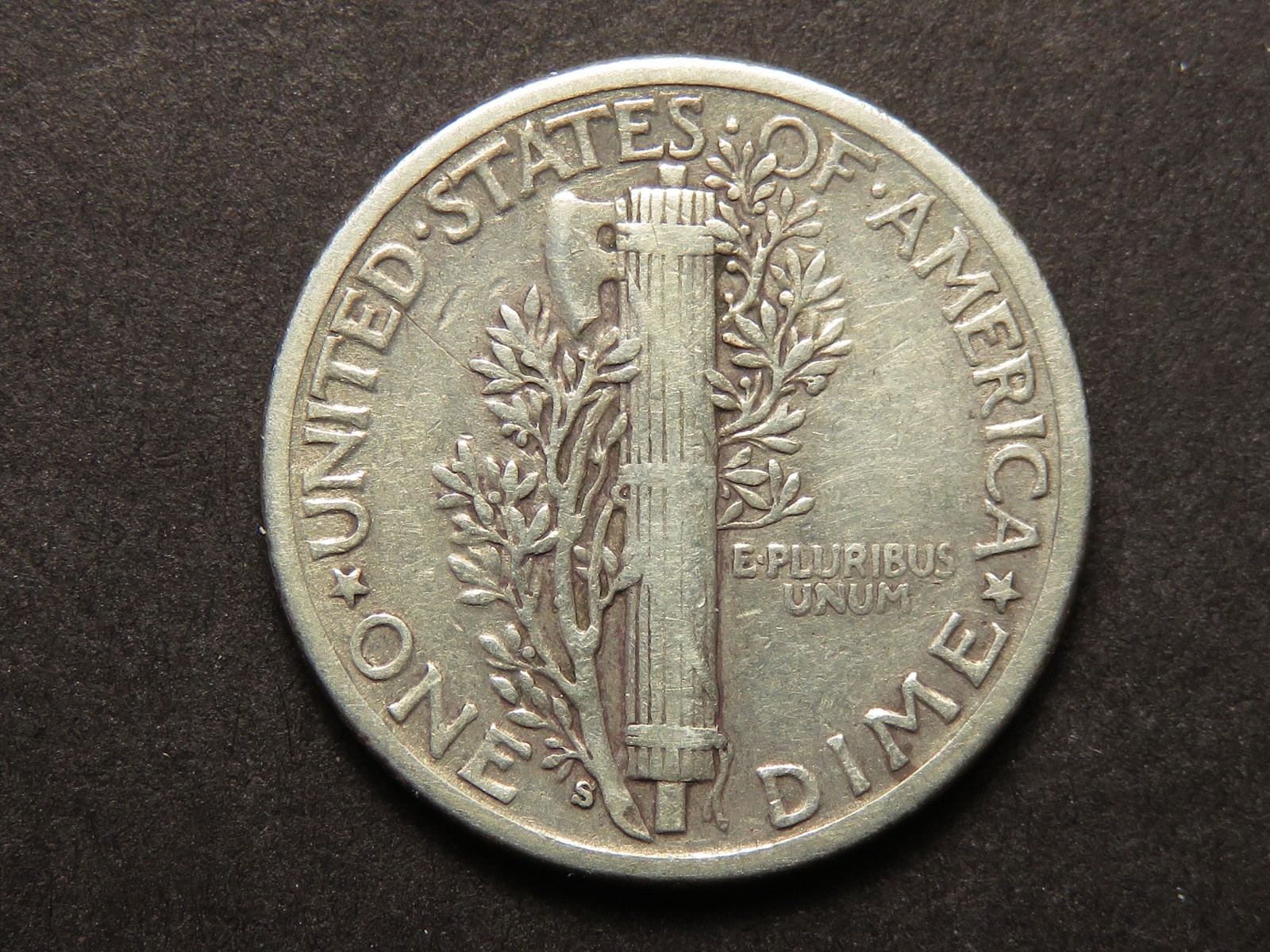 1917-S Mercury Dime Grading VF