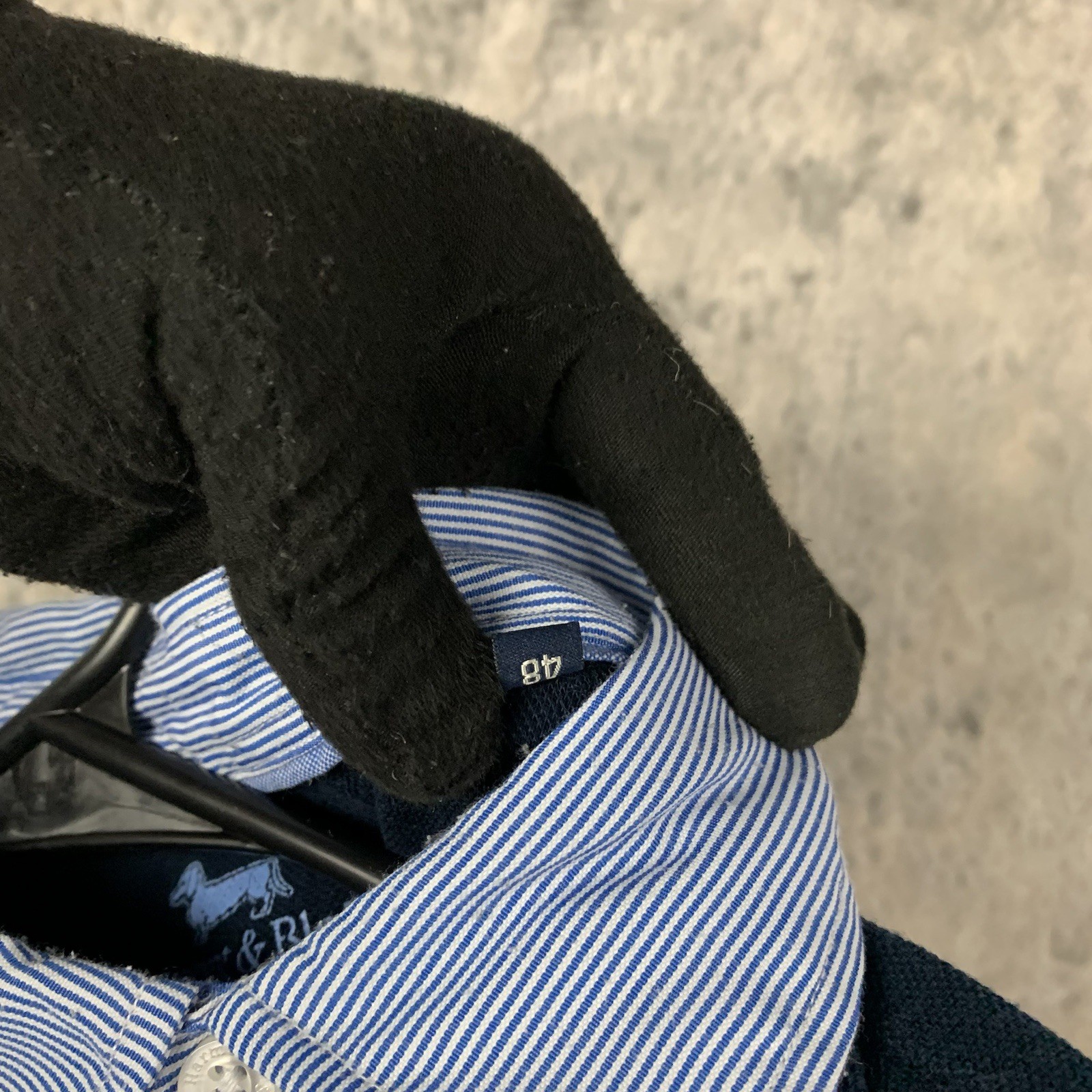 Harmont & Blaine Men's Polo Shirt Medium Blue Short Sleeve