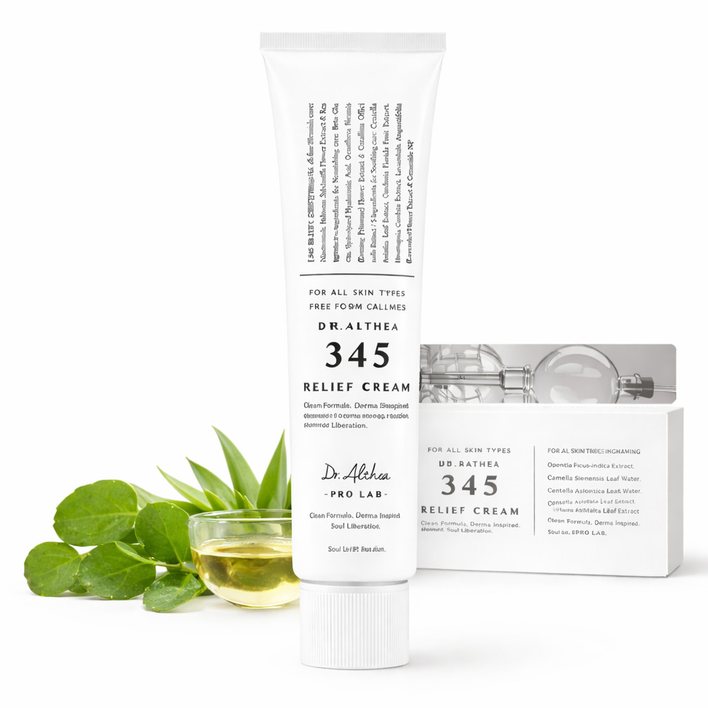 Dr. Althea 345 Relief Cream 1.69 Fl Oz Soothing Moisturising Face Cream for Skin