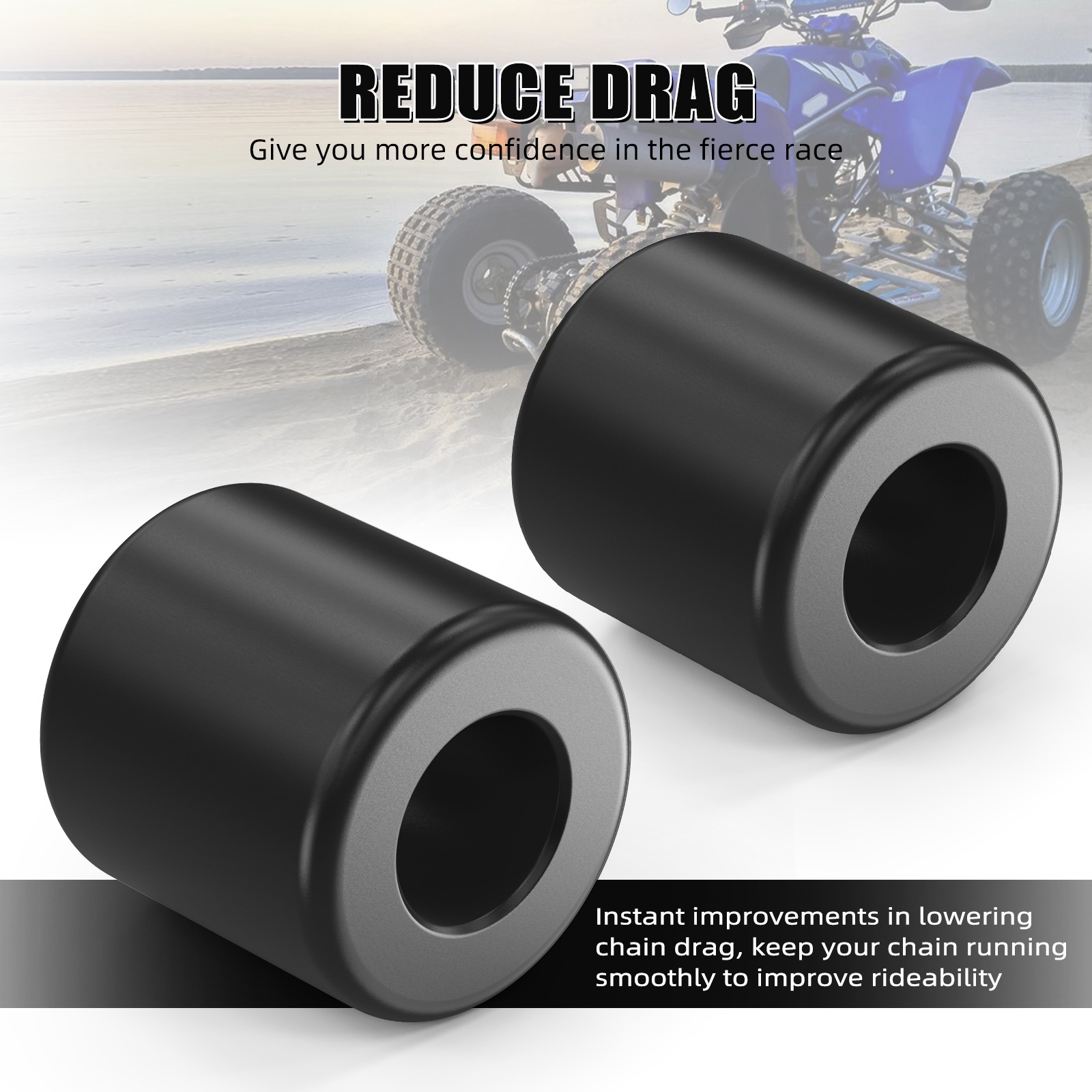 Swing Arm Chain Roller Guide Guard Seal For Yamaha Blaster 200 YFS200 1988-2006