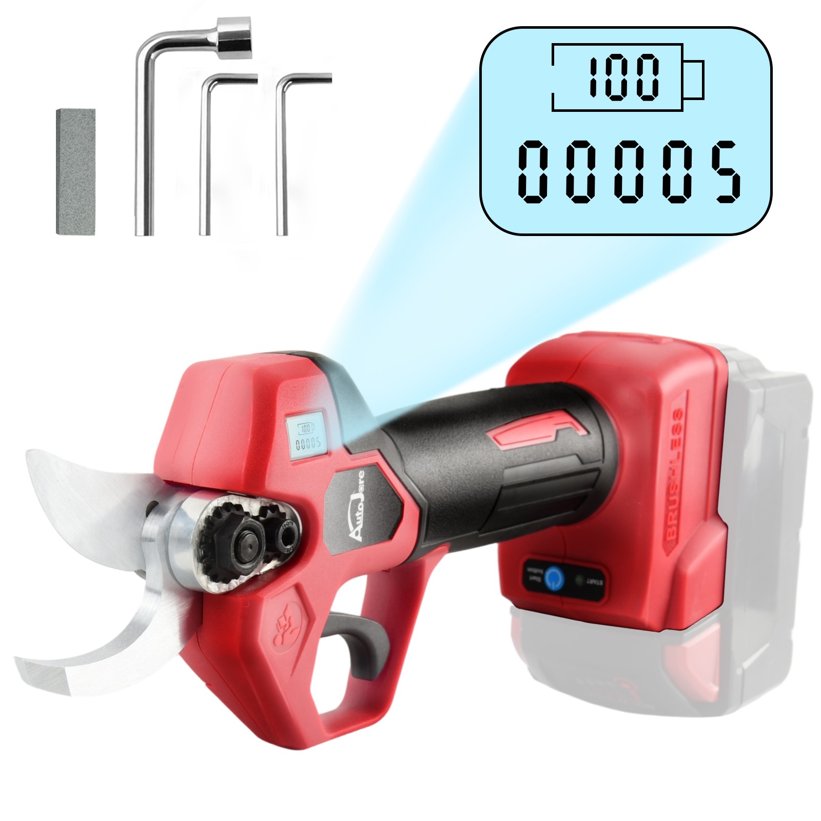 For Milwaukee M18 Battery Cordless Electric Pruning Shears Gardening Trimmer