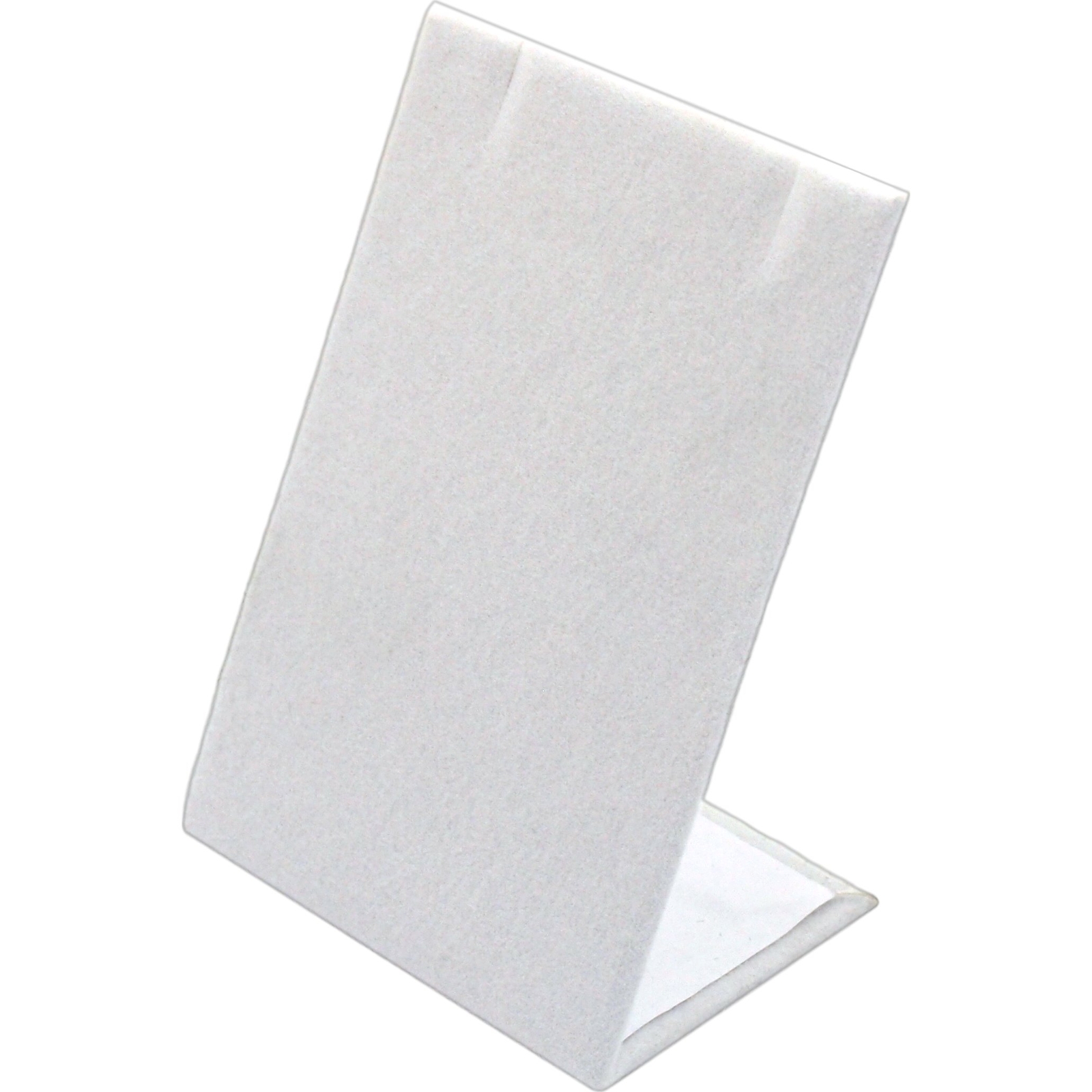 4 Pendant Chain Display Stand Velvet White FindingKing