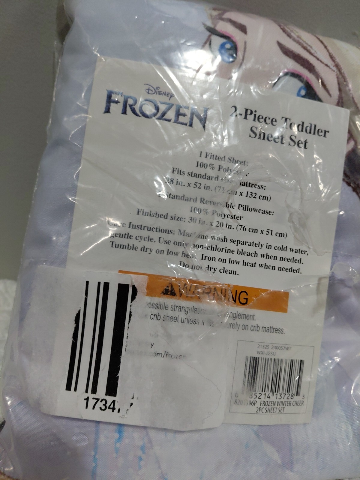 Disney Frozen 2-piece Toddler Sheet Set Multicolor