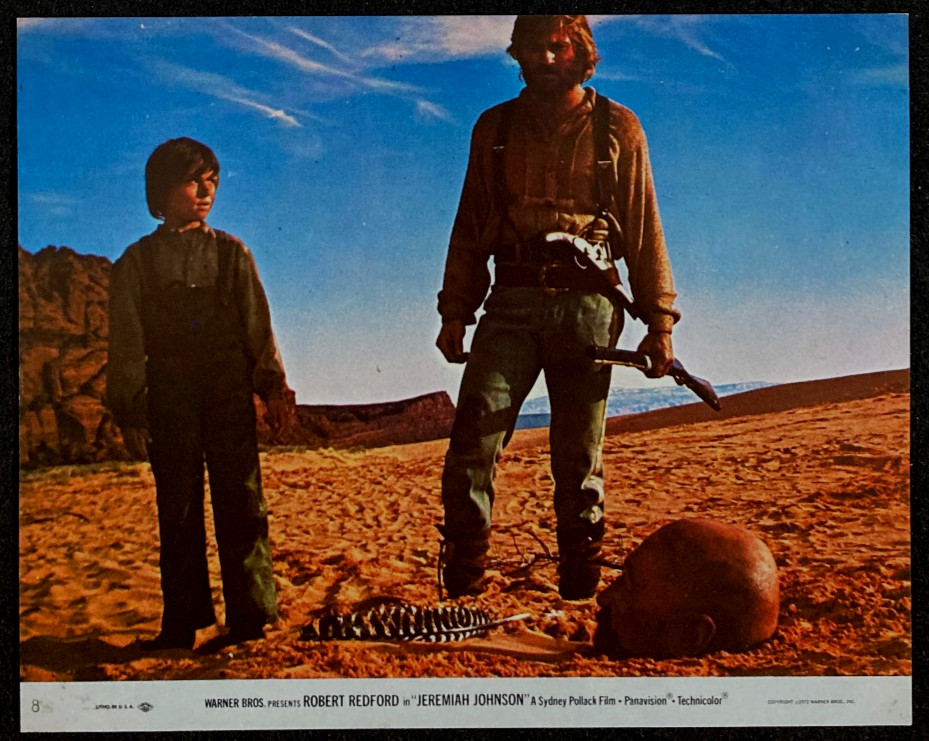 JEREMIAH JOHNSON Original Movie Lobby Card Robert Redford Mountain Man Western